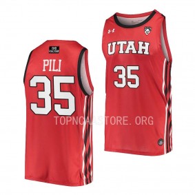 Utah Utes Alissa Pili Red #35 Women's Basketball Jersey 2022-23 Unisex
