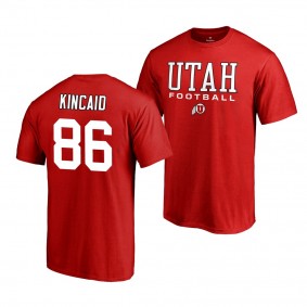 Utah Utes Dalton Kincaid Red College Football T-Shirt - Men's