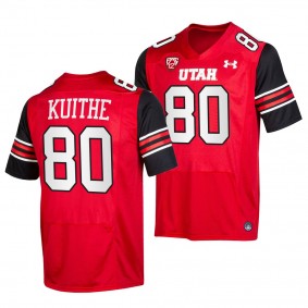 Utah Utes #80 Brant Kuithe College Football Red Jersey Men's