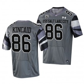 Utah Utes Dalton Kincaid Gray Jersey 2021-22 USS Salt Lake City Alternate Jersey - Men