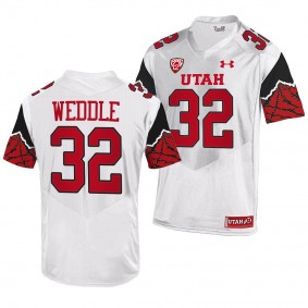 Utah Utes Eric Weddle White Jersey College Football NFL Alumni Jersey - Men