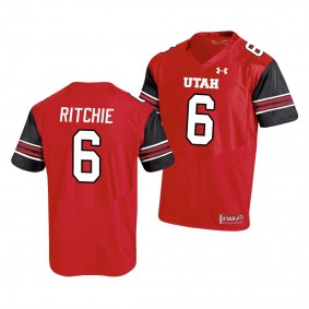 Utah Utes Nate Ritchie Men's Jersey College Football Jersey - Red