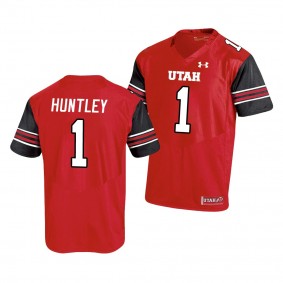 Utah Utes Tyler Huntley Red College Football Jersey Men's
